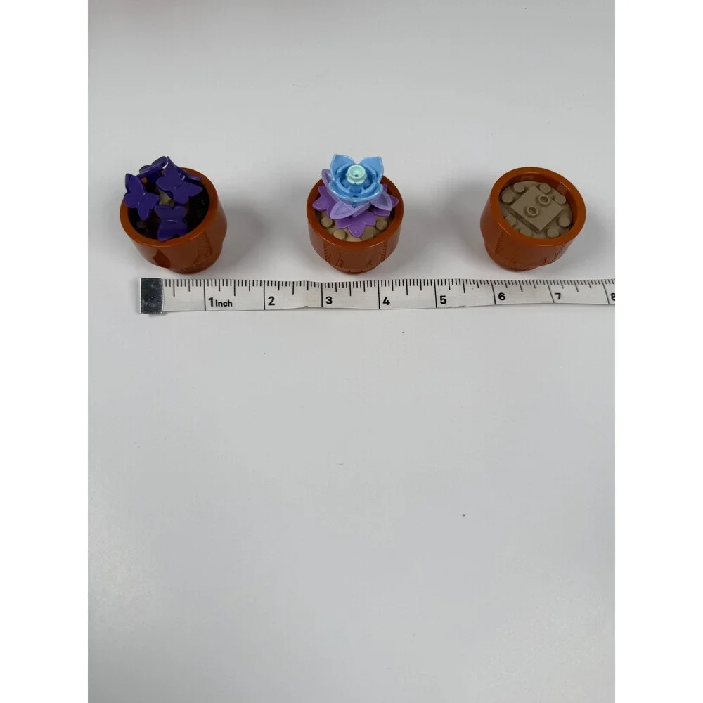 LEGO Flower Plants Brown Pots Multi 10329 Botanical Collection Incomplete As Is
